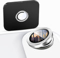 Suoman 2-Pack for iPhone 17 Air Camera Lens Protector, [CD Lines] [Strong-Adhesion] Metal Texture Style Tempered Glass Camera Lens Cover [with Auto Alignment Tool Kit]-Silver by Suoman