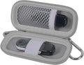 USB Flash Drive Case, SD Card/Thumb Drive/Memory Cards Holder, Bag Only | SDXC/SDHC Storage, Electronic Accessories Organizer for SanDisk / for Samsung, for Students/IT/Office/School/Travel, Grey by ALKOO