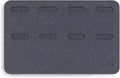 ODA - Super Slim SD & microSD Card Holder - Fits in a Wallet - Microfiber - 1mm Thin (Dark Grey, 8 microSD) by ODA
