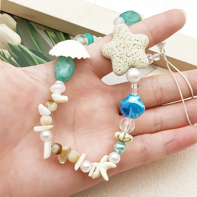 Beaded Camera Wrist Strap Cute Digital Camera Charm Lanyard Phone Chain Keychain Beaded Phone Lanyard Bag Charm - Image 2