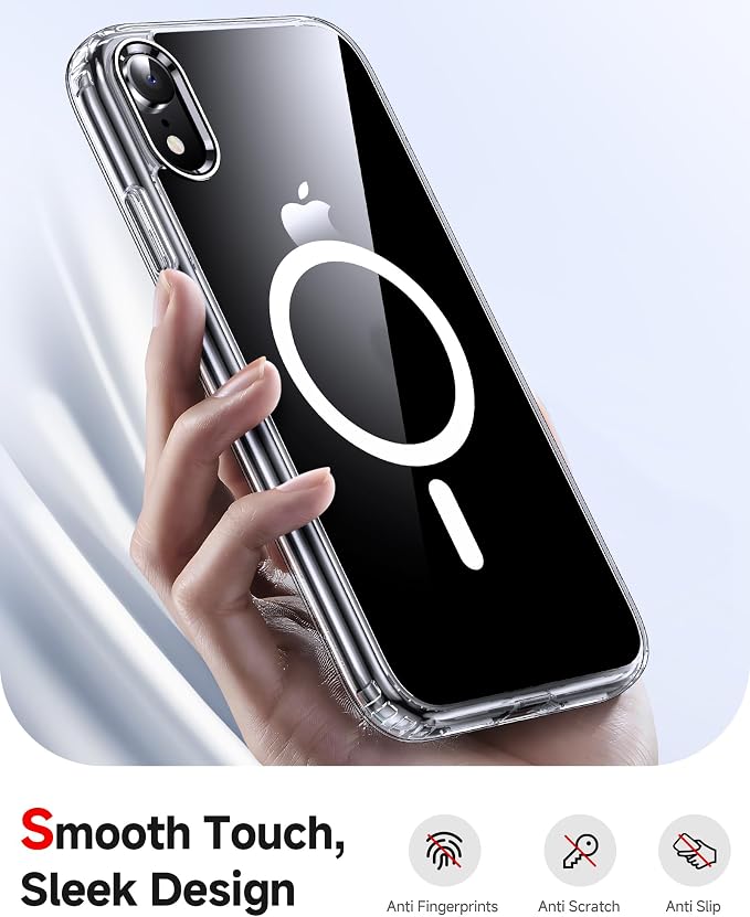 LeYi for iPhone-XR Case Clear: with Screen Protector X2 + Camera Cover X2 [ MagSafe Compatible] Magnetic Protective i Phone iphoneXR Case' Slim Girls Women Funda para 11XR, Transparent - Image 4