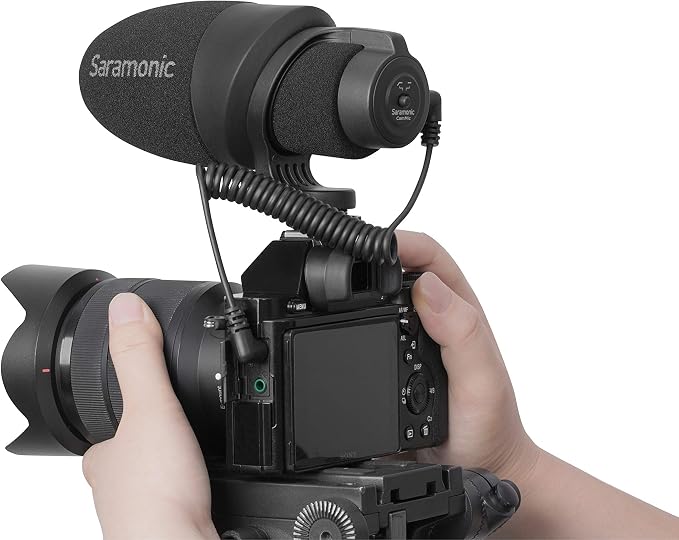 Saramonic Shotgun Microphone for DSLR, Mirrorless, Video Cameras, Smartphones & Tablets (CamMic) | Video Cameras, Mirrorless, Smartphones & Tablets (CamMic) - Image 2