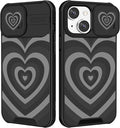 (2in1 for iPhone 12 Case Butterfly for Women Girly Pretty Phone Cover with Slide Camera Cover Protective Cute Color Rainbow Butterflies Design Cases for iPhone12 6.1'' by Goocrux