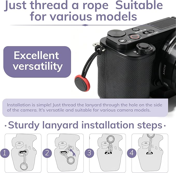 Camera Strap Neck Shoulder Strap with Quick Release Buckles for DSLR SLR - Image 3