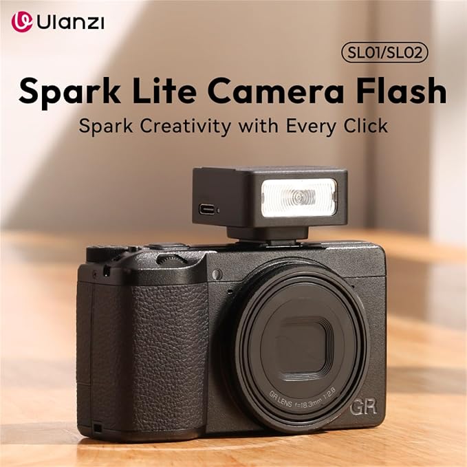 Ulanzi SL01 Mini Flash Speedlite On-Camera GN8 6500K for Sony Canon Nikon | Support Universal Touchpoint DSLR, Standard Single Contact Hot Shoe, for Fuji Panasonic Pentax Olympus, Type-C Rechargeable - Image 4