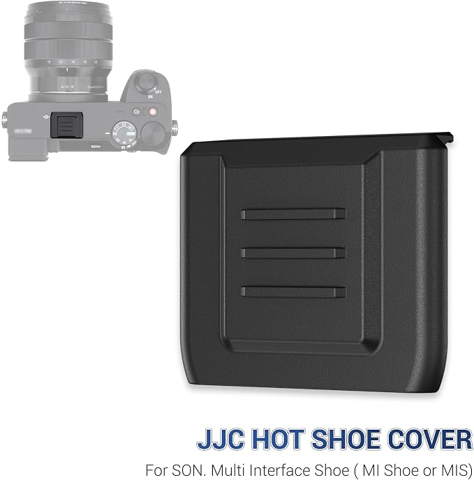 JJC 2-Pack Hot Shoe Cover for Sony ZV-E10 II A7C A7 Cameras, Full-Coverage | for Sony ZV-E10 II ZV-1 II A7C II A7R V IV A7 V IV III A7S III II A6700 A6600 RX1R III A9 III A99 II with Multi-Interface - Image 2