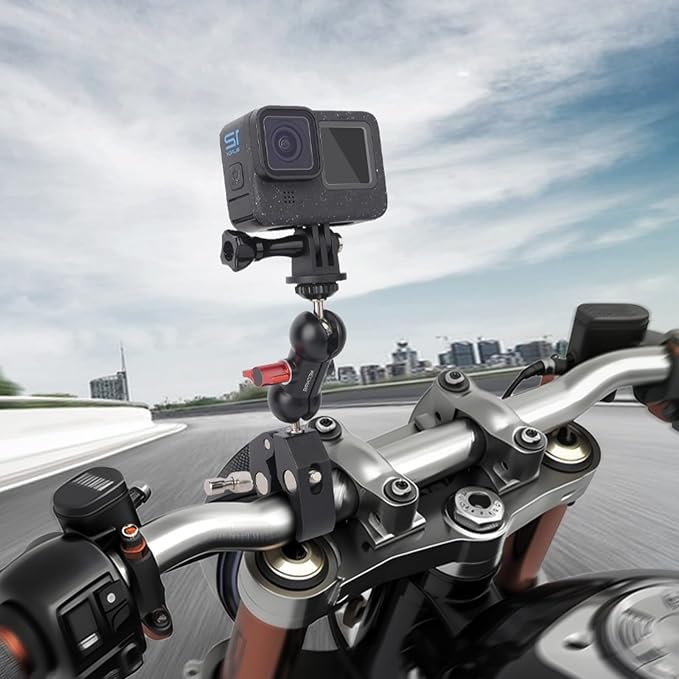 Super Clamp Mount Kit with 360° Ballhead Magic Arm – Universal Camera Mount with 1/4"-20 Screws for DSLR Camera,Led Lights,Action Cameras,and More - Image 8