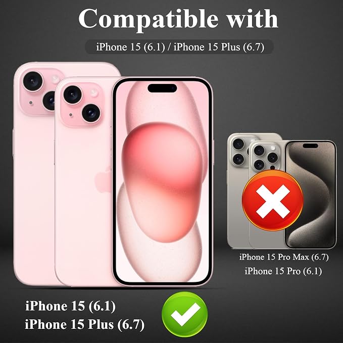 YWXTW [5 Pack Designed for iPhone 15 Camera Lens Protector, for iPhone 15 Plus Camera Lens Protector, Night Shooting Mode, Anti Scratch HD Clear 9H Hardness Tempered Glass - Image 2