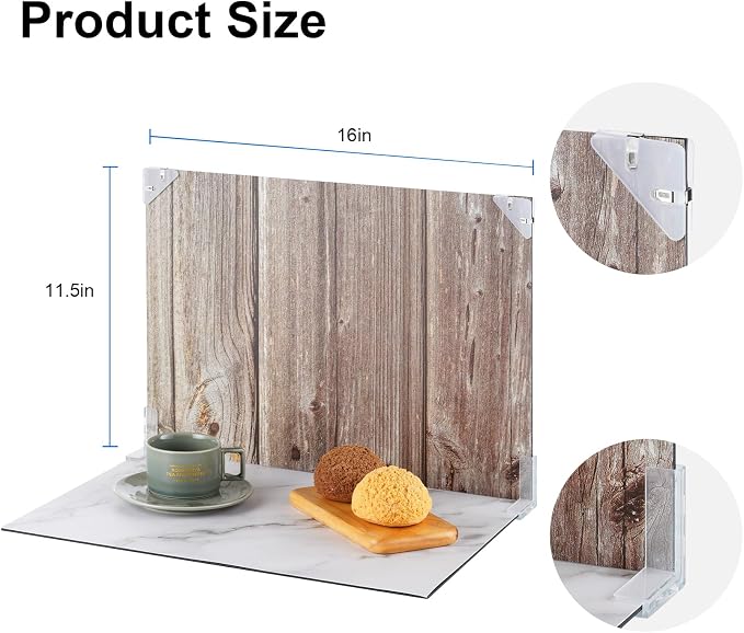 Meking 9Pcs 18Patterns Small Product Photography Backdrop Kit | Photo Backdrop Board for Food Photography - Double-Sided Tabletop Photography Backdrop, 16x11.5inch - Image 6