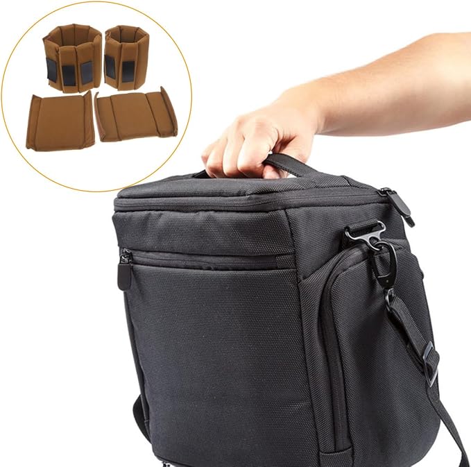 Camera Bag Dividers Inserts 4-Pack Adjustable Inner Lid Organizers for Dslr Camera Bag Accessories Protection - Image 3