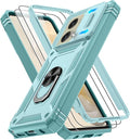 Gritup for Motorola Moto G Stylus 5G 2024 Case: G Stylus 2024 Case with Screen Protector*2 [Magnetic Stand] [Slide Camera Cover] Shock Proof Military-Grade para G Stylus-5G-2024 Green by Gritup