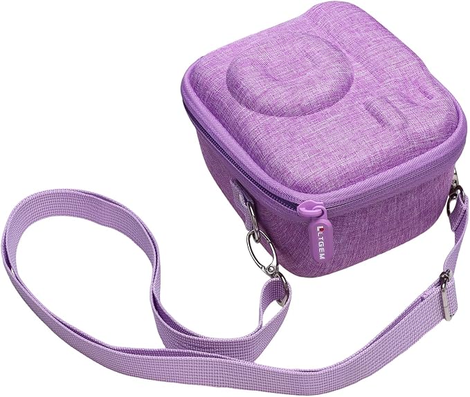 LTGEM Case Compatible with Fujifilm Instax Mini 13/12 Instax Camera, Purple | Fits Instant Camera 11/10/9/8/7/7+ and FUJIFILM Instax Mini Instant Flim with Shoulder Strap, Case Only - Image 2
