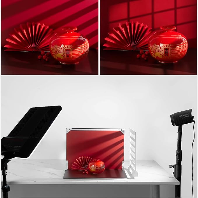 Product Photography Backdrop Kit, 11.7 x 16.5 in, 12 Double-Sided Backdrops | 24 photo background designs, foldable backdrop board and shadow props for food, skincare, jewelry and handmade products. - Image 6