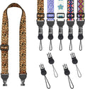 FIEIL Leopard Print Shoulder Strap, Adjustable Camera Strap with 2 Sets of Quick-Release Buckles, Comfortable Neck Strap for iPad, Tablet, Camera, Laptop, Binocular, Luggage Bag by FIEIL