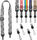 FIEIL Zebra Stripe Shoulder Strap, Adjustable Camera Strap with 2 Sets of Quick-Release Buckles, Comfortable Neck Strap for iPad, Tablet, Camera, Laptop, Binocular, Luggage Bag by FIEIL