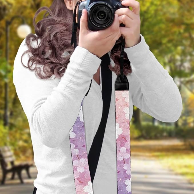 Coldinair Black Adjustable Camera Strap Universal Neck & Shoulder Soft Padded Strap for All DSLR Cameras,Binoculars - Image 3