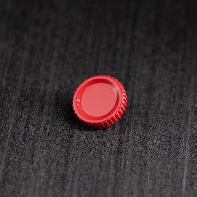 Camera Soft Release Button, 13mm Brass Shutter Button, Red | For Fujifilm X-T5/X-T4/X-T3/X-T30, X100VI/X100V, Leica M, Nikon Zf/Df,Screw-In, Knurled Grip, Threaded Cameras - Image 4