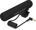 Behringer GO CAM Shotgun Microphone Wired Professional Camera Mic for Podcast Interviews Vlogs Live Streaming Audio Recorder, Black by Behringer