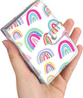 Fintie Mini Photos Album Book for 2x3 Inch Films - 52 Pockets Small Albums | For Fujifilm Instax Mini, Polaroid Hi-Print Pictures, Portable Kpop Photocard Holder, Travel Memory Book, Dreamy Rainbow by Fintie