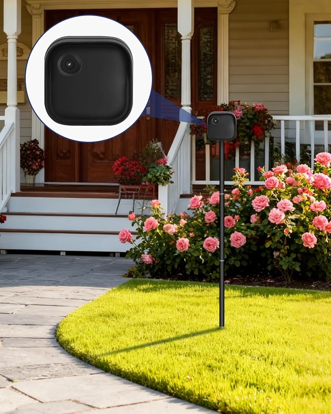 Silicone Case Cover for Blink Outdoor 4/2K+, Weatherproof Silicone Cover Skin Provides Full Camera Protection, for All-New Blink Outdoor 4 Home Security Camera (Black) - Image 7