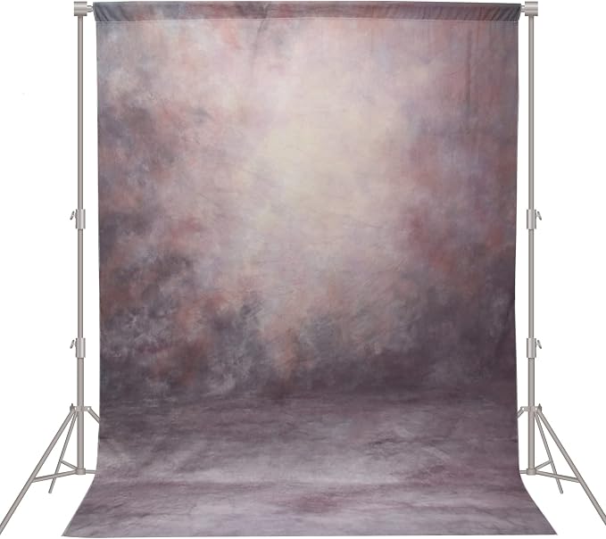 Abstract Photography Backdrop for Photoshoot 8x10,Purple,No Stand | Professional,Polyester Fabric,Roller Pocket on Top,Vintage Portrait Photo Props Booth Background,Photoshoot Studio by Haboke