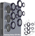 Orzero (2 Sets Camera Lens Protector for Samsung Galaxy S25 Ultra, [EZ Install] [Case-Friendly] 9H Tempered Glass CD Pattern Lens Cover, Military-Grade Shockproof, HD Clarity Anti-Glare - Purple by JumpIntoOrzeroLet%E2%80%99sExploreLikeNeverBefore