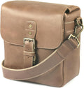 MegaGear Genuine Leather Camera Messenger Bag Mirrorless Portable electronic device cover by MegaGear