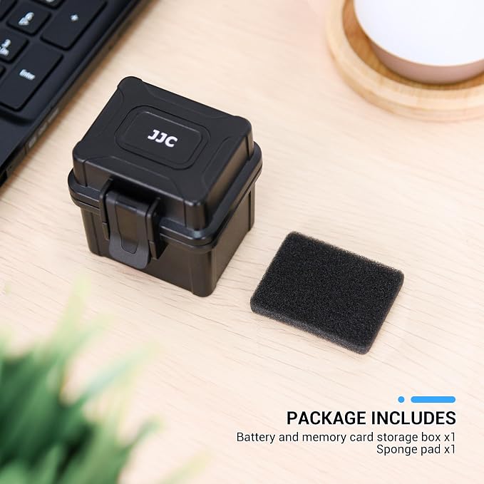 DB-110 LI-92B LI-90B NP-50 Battery and SD Micro SD Card Case, Water-Resistant & Shockproof, Camera Battery Case Holder Storage Box for 4X DB-110/LI-90B/LI-92B/EN-EL19/EN-EL10/NB-13L/NP-BX1/SLB-11A - Image 6