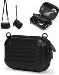 Cwatcun Hard Camera Case, Compact Digital Camera Sling Bag for Canon/Sony | Fits KODAK PIXPRO,Canon PowerShot,Sony DSC.Hard EVA shell,waterproof,shockproof,wristband+strap,mesh pocket. by FocusonCameraBag