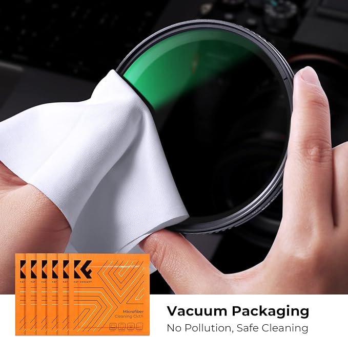 K&F CONCEPT 9-in-1 Camera Lens Cleaning Kit for DSLR, Filters, Phone, Tools | Strong Blower,Safe Cleaning Solution,Anti-Static Lint-Free Pen,Portable Microfiber Cleaning Cloth Multi Device Use,MK07 - Image 3