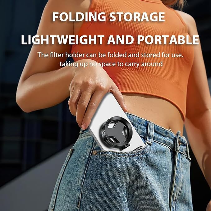 Anti-Glare Circular Magnetic Phone Filter, CPL Phone Filter Lens Adapter 52mm Magnetic, Compatible with iPhone 17 16 and Earlier & Android Smartphones, Reduces Reflections & Enhances Colors (1) - Image 6