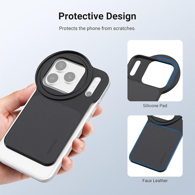 NEEWER 6.9" Magnetic Phone Lens Filter Mount Adapter Backplate Accessories & 67mm CPL Filter Circular Polarizing Polarizer Compatible with MagSafe iPhone 12/13/14/15/16/17 Pro Max & 14/15/16 Plus - Image 7