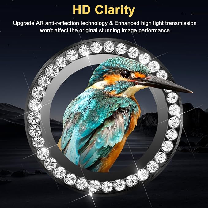 Camera Lens Protector for Samsung Galaxy S26 Ultra, Diamond Black | Tempered Glass, Auto-align Tray, Easy Installation, Case Friendly, Anti-Scratch, HD Clear, Ultra Slim - Image 3
