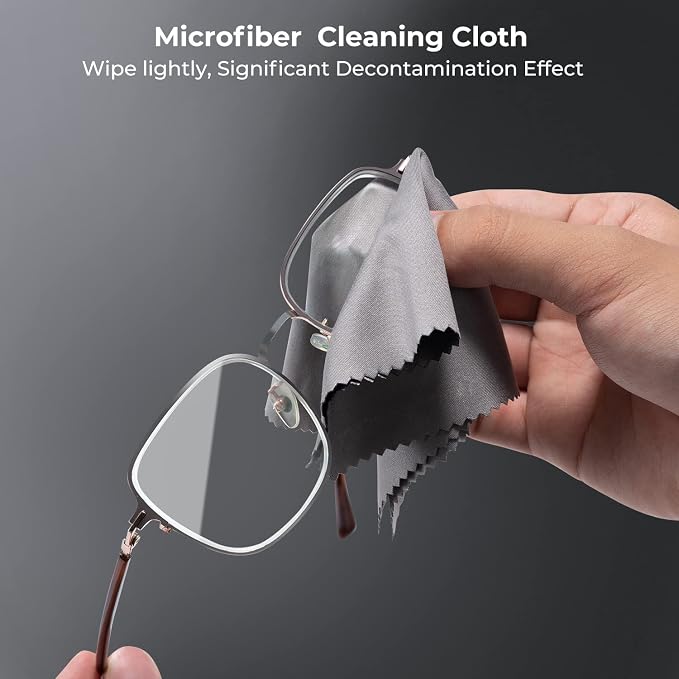 K&F Concept 10 Pack Lens Cleaning Cloth（15cm x 18 cm）, 4-in-1 Camera Cleaning Kit with Lens Brush Pen, Rocket Air Blower, Microfiber Cleaning Cloth - Image 3