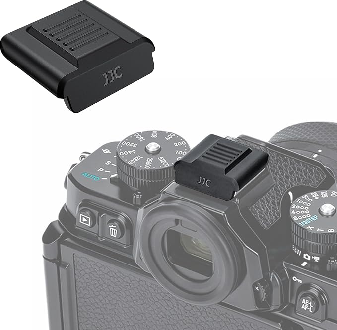 Upgraded Camera Hot Shoe Cover w Full Coverage for Nikon Z5 Z6 Z50 II Z6III | Camera Hotshoe Cover Protector Cap for Nikon Z7II Z9 Z8 Zf Zfc Z7 II Z6 Z5 Z50 Z f Z fc D5500 D7000 D5000 D3500 D750 D610 by JJC
