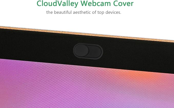 CloudValley Webcam Cover Slide, [5 Pack] 0.6mm-Thin Metal Web Camera Cover Sticker for MacBook Pro, MacBook Air, Laptop, iMac, PC, Surfcase, iPhone 8/7/6 Plus, Privacy Cover, Black-5 pcs | for MacBook Pro, MacBook Air, Laptop, iMac, PC, Surfcase, iPhon... - Image 2
