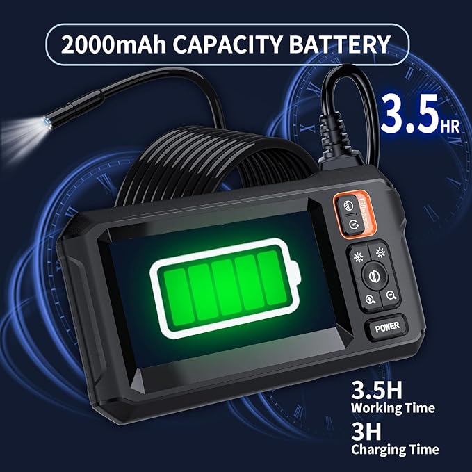 Daxiongmao Endoscope Camera with Light, 1080P HD Borescope | IP67 Waterproof Snake Camera for Inspecting Walls, Vents, Automotive Engines, Pipes – A Great Gift Tool for Men - Image 6