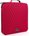 CD Case DVD Holder Storage: 160 Capacity DVD Cases Organizer Portable Wallet Storage - CD Plastic Protective Carrying Binder for Home Travel by TIMCORR