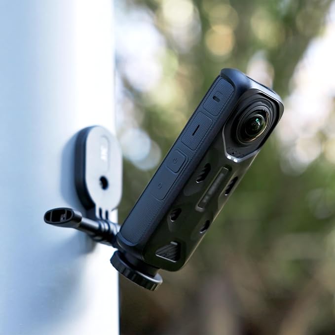 JJC Magnetic Mount Stand for Insta360 X5 X4 X3 DJI Osmo Pocket 4 3 Osmo 360 | for Gopro Hero Insta 360 ACE, Strong Magnet Base Holder with 1/4 Screw, Action Camera Vlog Accessories - Image 8