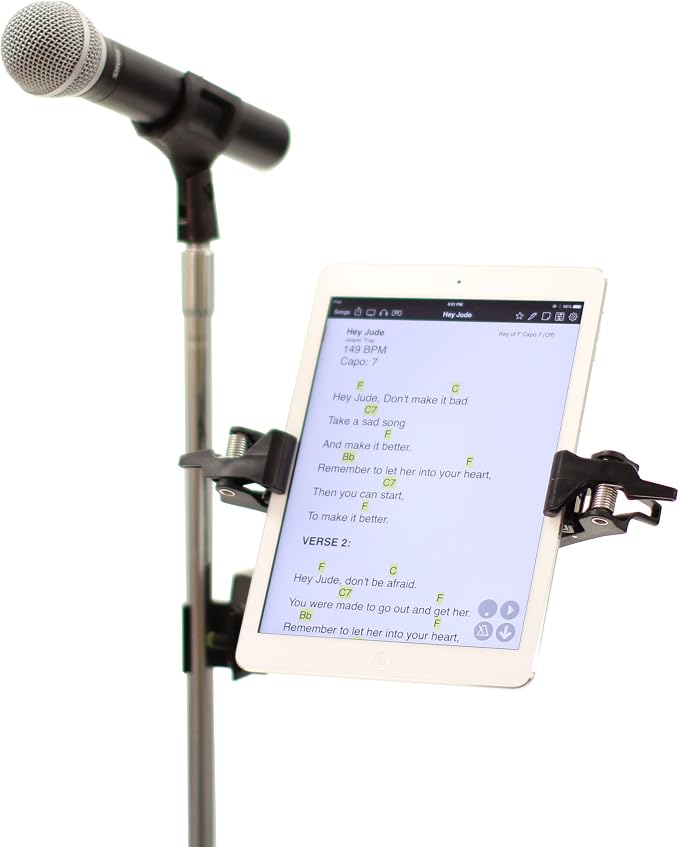 AirTurn Manos Universal Tablet and Phone Holder with Side Mount - Image 3