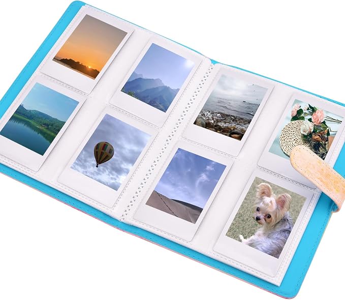 Sunmns Accessories Bundle Kit Compatible with Fujifilm Instax Mini 13 12 11 9 8 90 70 Instant Camera, Include Album, Film Stickers, Photo Frames, Hanging Frame, Strap (Rainbow) - Image 2