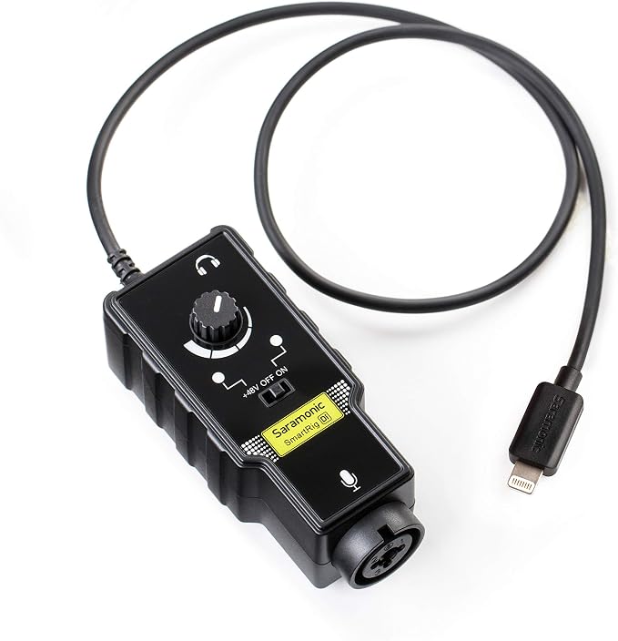 Saramonic SmartRig Di |Professional Lightning Audio Interface with XLR & 1/4" Inputs for iPhone & iPad by Saramonic