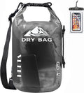 HEETA Dry Bag Waterproof Backpack with Phone Case 5L/10L/20L/30L/40L | Roll Top Lightweight Dry Storage Bag for Women Men, Travel Boating Kayaking Paddle Board Camping Beach Essentials Accessories by HEETA