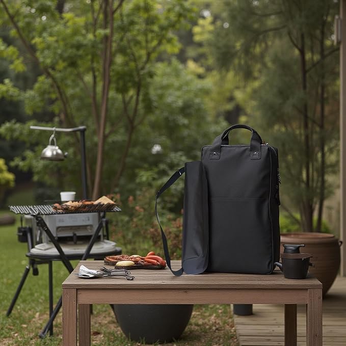 Multi-Function Heavy Duty Waterproof Organizer Bag - for Tripod, Grill Tools, Camping Gear, Beverage & Art Supplies Storage with Adjustable Shoulder Strap (15.75''(L) x3.9''(H)) - Image 2