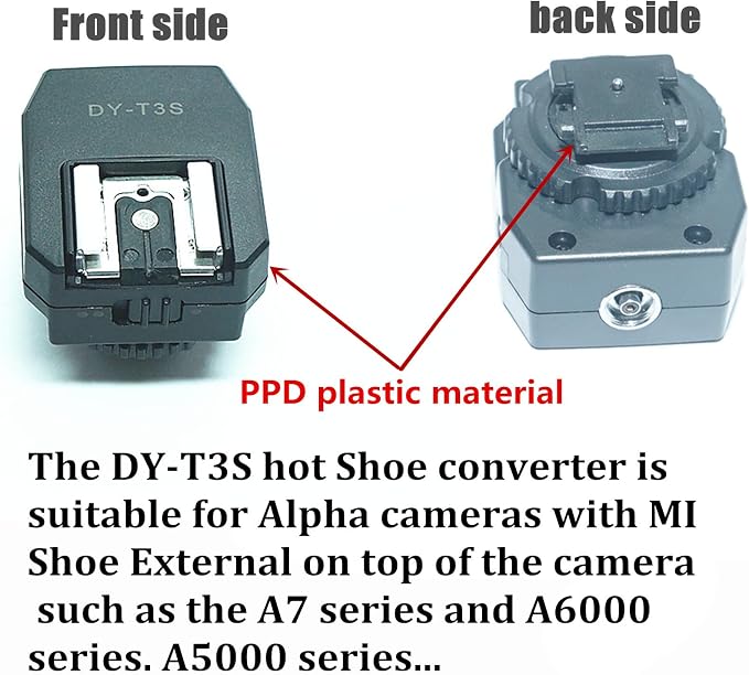 Hot Shoe Adapter for Sony Accessories Universal Multi-Function Interface for Dslr Mirrorless Cameras Applicable the A7 Series M2/3/4,R2/3/4/5,S2/3/4,A7c/Ii,A6000 and Rx Series,Convert Flash Attachment - Image 6