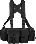 Camera Belt Camera Vest for Photographers,Vest Waist Pack for Lens | Multifunctional Camera Bag Adjustable Strap Suitable for Storing DSLR Camera Body Lens Smartphone Water Bottle(Black) by Kalofaye