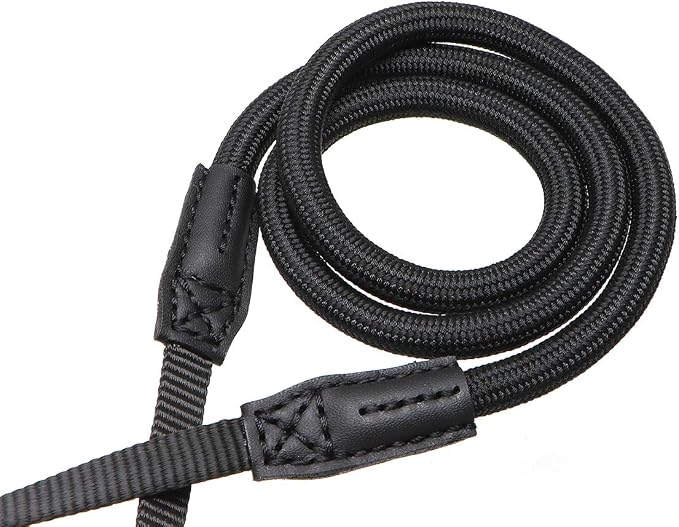 Quick Release Camera Neck Strap Shoulder Strap Belt for Mirrorless Digital Cameras Climbing Rope with Quick Release QD Loops Connector with O-Ring Adjustable Length 30-53inch Black - Image 5