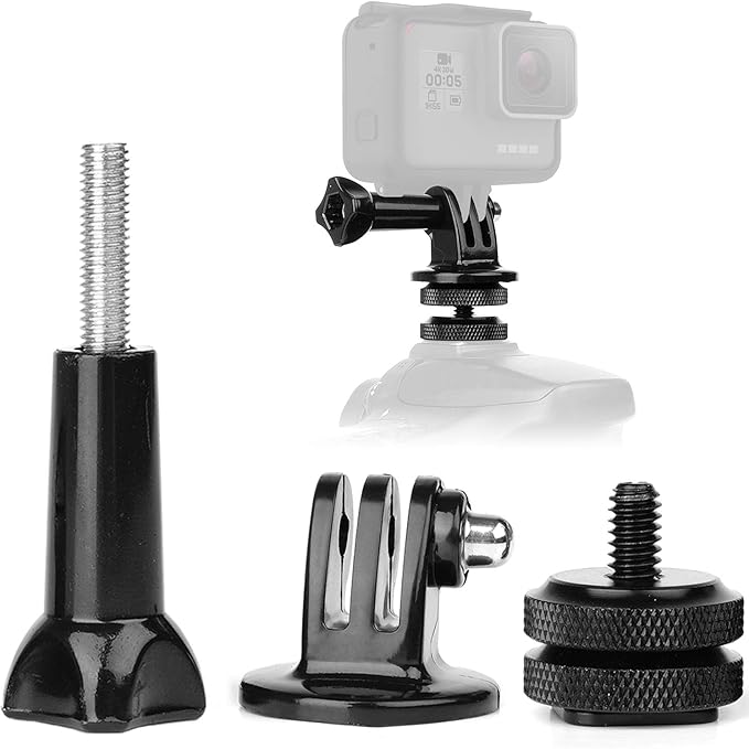 Anwenk Camera Hot Shoe Mount Adapter Compatible with GoPro Adapter Gopro Hero 7 6 5 4 Attaching on Gopro DSLR Camera or Ring Light Photography by Anwenk