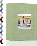 popotop Photo Album 4x6-100 Photos Photo Books with 100 Vertical Pockets,Linen Cover Albums for Family Wedding Anniversary Baby Vacation Pictures by Popotop