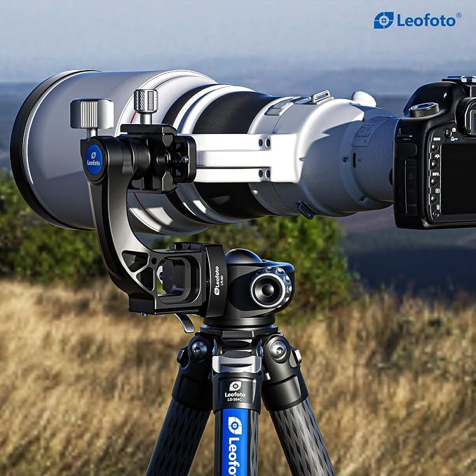 Leofoto MPG-02 Gimbal Attachment for Heads, Full Gimbal Head Function, Lightweight, Bubble Level, Arca Compatible on Botton and Side - Image 6